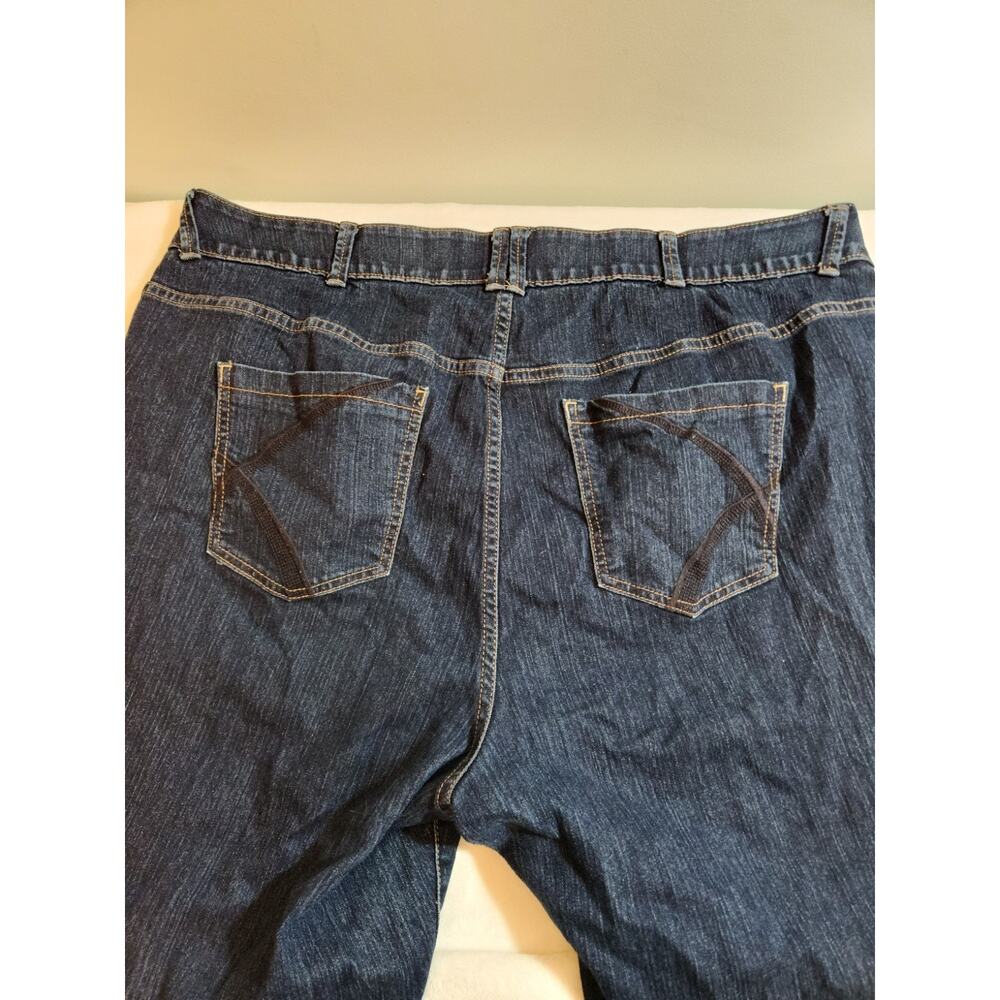 Lane Bryant Tighter Tummy Jeans Womens 24 Blue 43 X 30 Straight - Picture 5 of 13